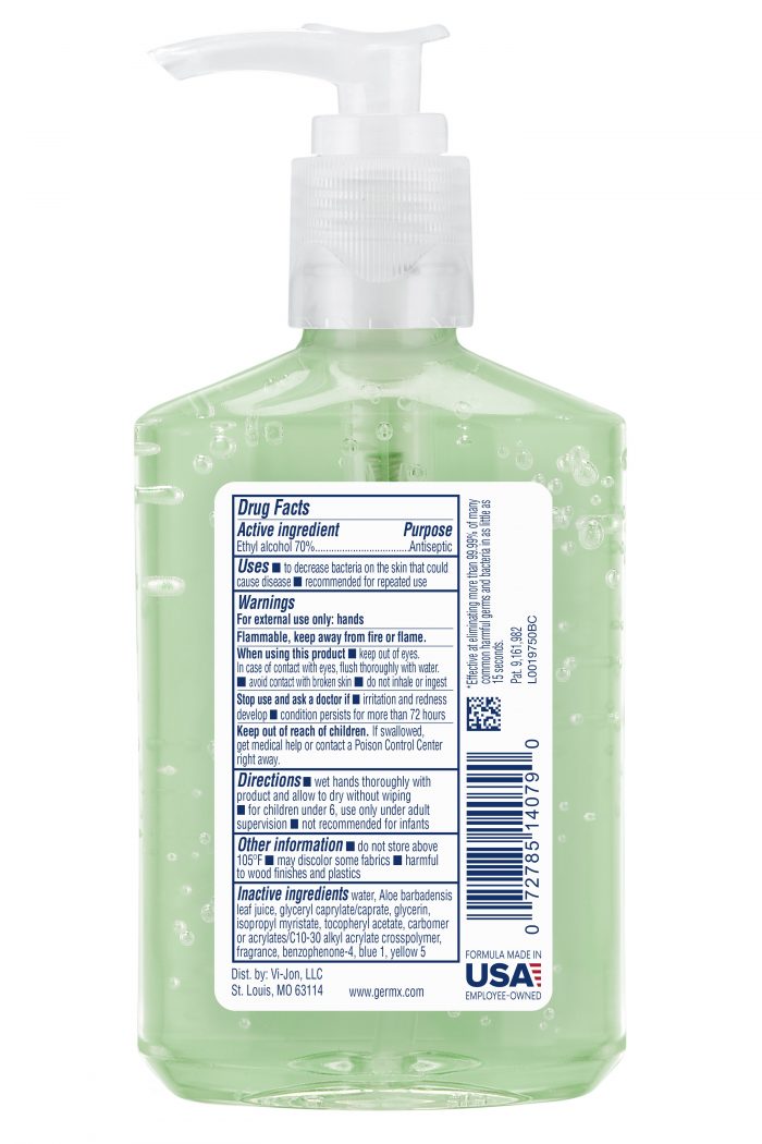 Germ-X® Advanced with Aloe 8 oz. - Image 2