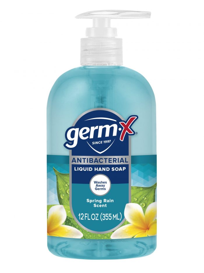 Germ-X® Spring Rain Scent 12 oz Antibacterial Liquid Hand Soap
