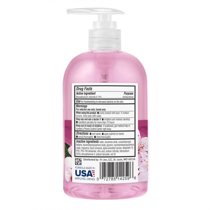Germ-X® Cherry Blossom & Jasmine Scent 12 oz Antibacterial Liquid Hand Soap - Image 2