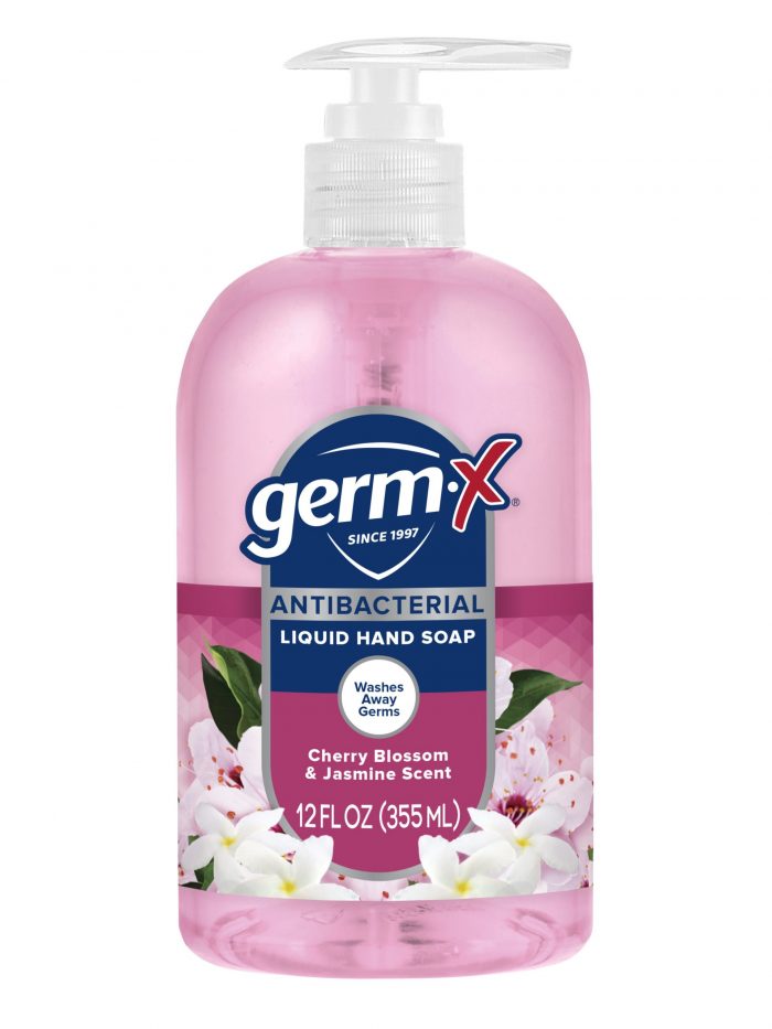 Germ-X® Cherry Blossom & Jasmine Scent 12 oz Antibacterial Liquid Hand Soap