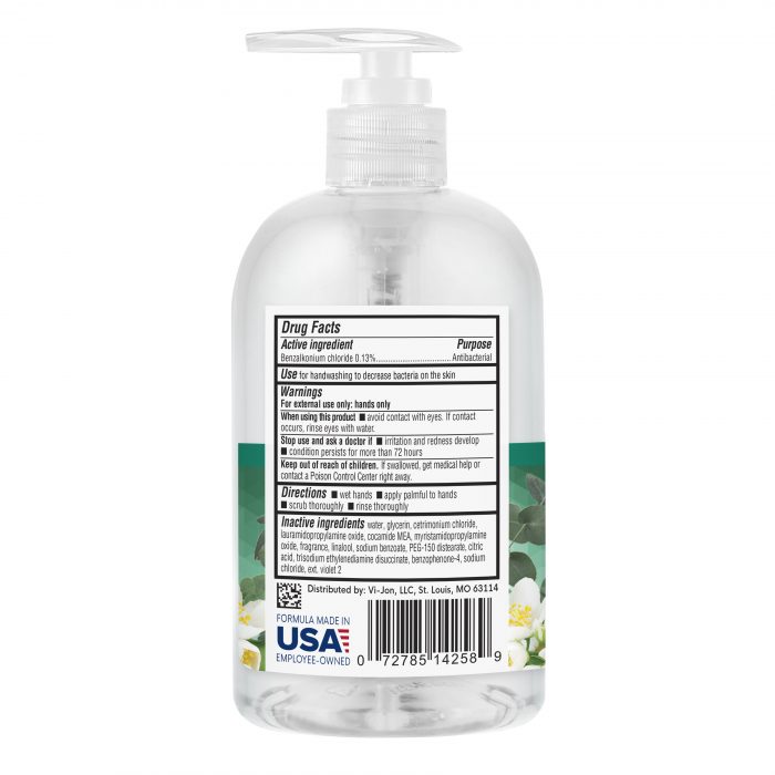 Germ-X® White Tea & Eucalyptus Scent 12 oz Antibacterial Liquid Hand Soap - Image 2