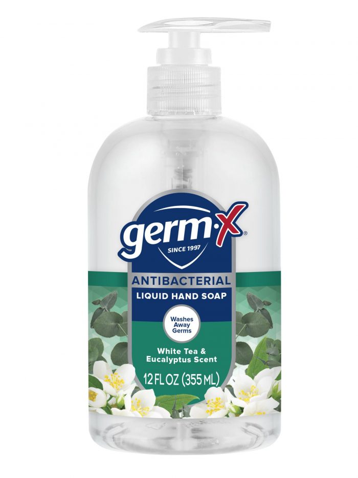 Germ-X® White Tea & Eucalyptus Scent 12 oz Antibacterial Liquid Hand Soap