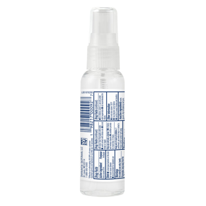 Germ X Hand Sanitizer Spray, Plant Based Alcohol, Hypoallergenic, Lavender Scent, 2 fl oz - Image 2